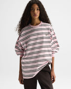 Stripe Long Sleeve T-shirt - Cloud Pink