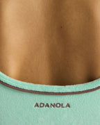 Terry Towelling Bralette - Mint Green