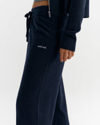 Adanola Knit Straight Leg Trousers - Navy Blue
