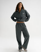 Adanola Sport Top-Stitch Detail Track Pants - Sea Green