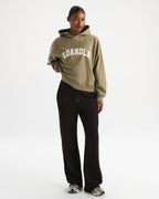 Varsity Loose Fit Hoodie - Pistachio Green