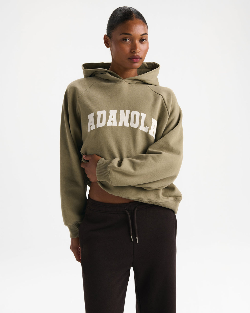Varsity Loose Fit Hoodie - Pistachio Green