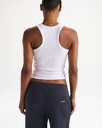 Modal Soft Rib Tank Top - White
