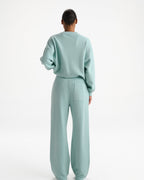 Echo Washed Straight Leg Sweatpants - Ocean Blue/Midnight Blue