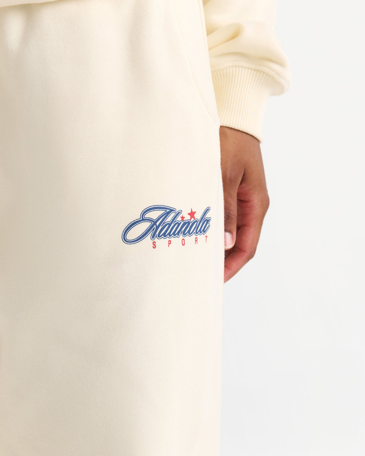 Varsity Collegiate Sweatpants - Marshmallow White