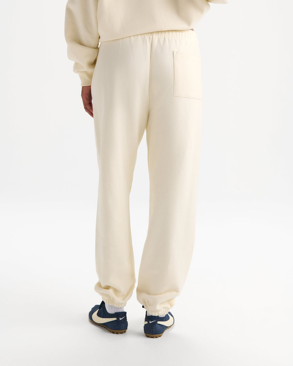 Varsity Collegiate Sweatpants - Marshmallow White