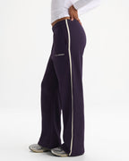 90s Sport Straight Leg Sweatpants - Dark Plum