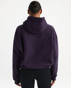 90s Sport Oversized Hoodie - Dark Plum