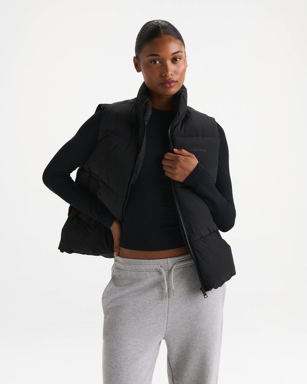 Puffer Gilet - Black