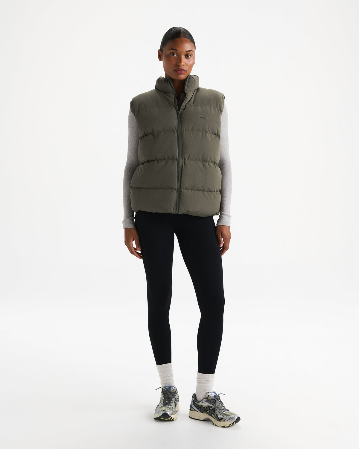 Puffer Gilet - Olive Green