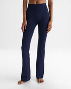 Classic Seamless Flared Leggings - Navy Blue