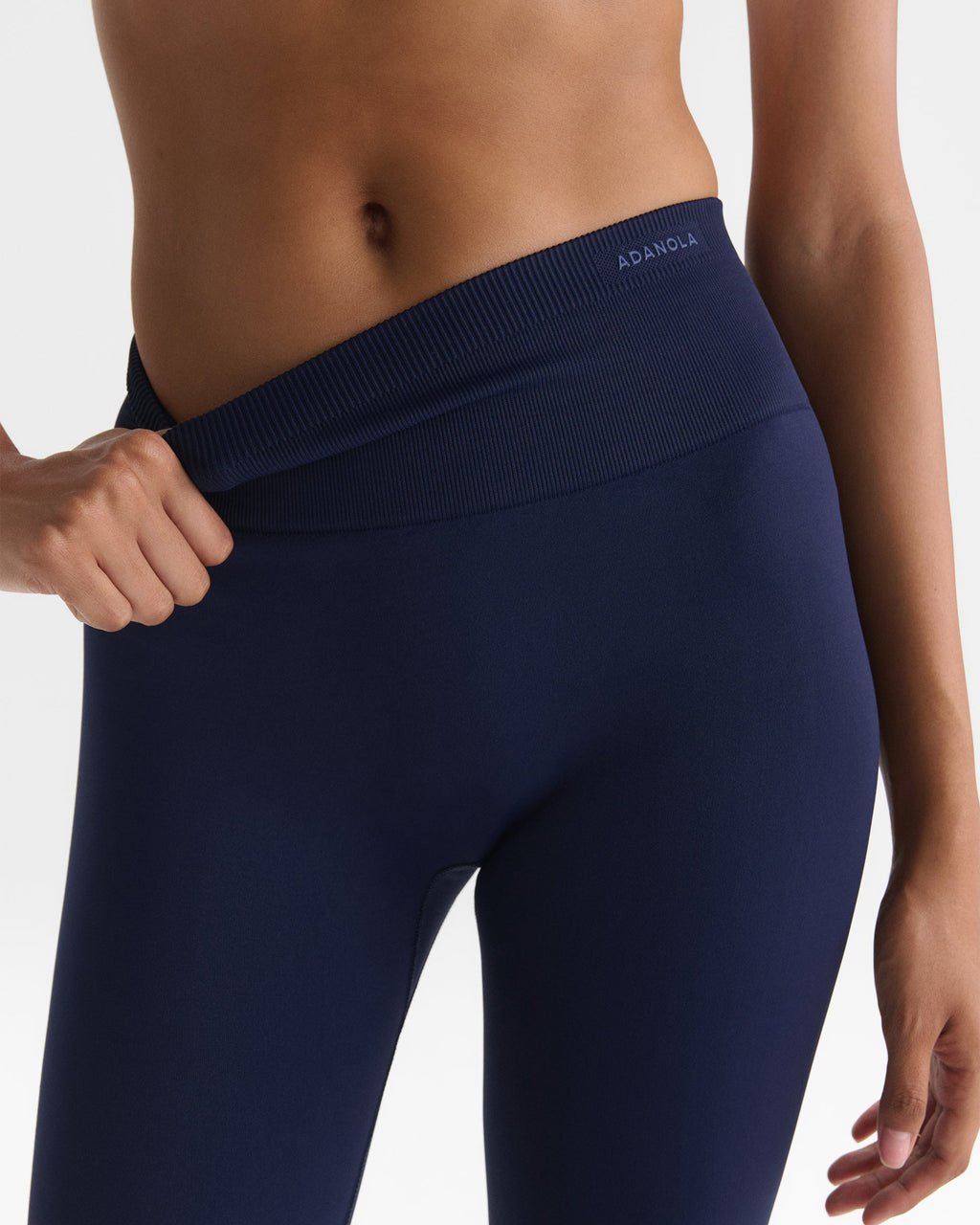 Classic Seamless Flared Leggings - Navy Blue
