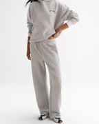 Classic Adanola Straight Leg Sweatpants - Heather Grey