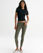 Modal Soft Short Sleeve Top - Black