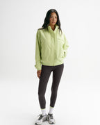 Funnel Neck Technical Jacket - Lime Cream
