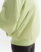 Funnel Neck Technical Jacket - Lime Cream