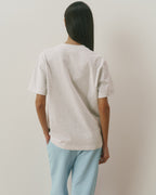 Retro Adanola Sport Oversized T-shirt - Light Grey Melange