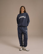 Varsity Sweatpants - Washed Midnight Blue