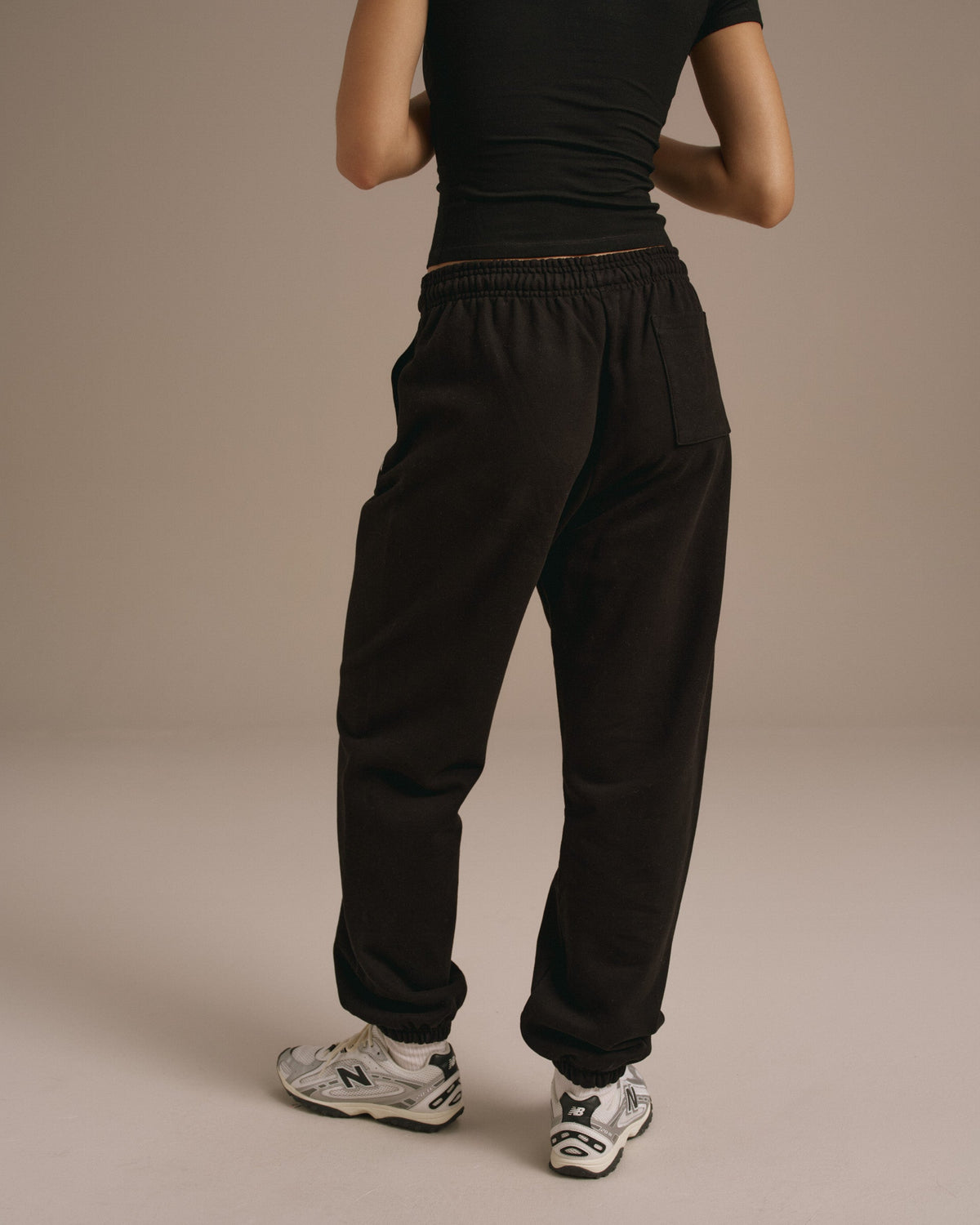 Cuffed Sweatpants - Black