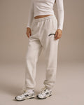 Cuffed Sweatpants - Light Grey Melange