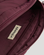 Branded Multi-Strap Bag - Damson Red
