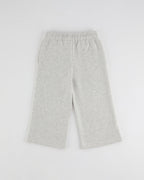 Mini Varsity Straight Leg Sweatpants - Light Grey Melange/Dark Cherry
