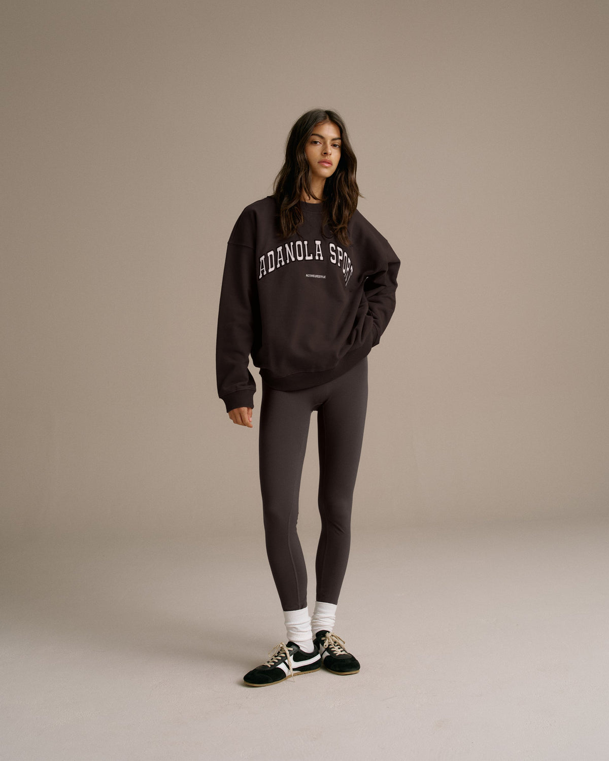 Oversized Sweatshirt - Coffee Bean