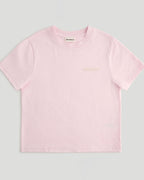 Retro Adanola Sport Classic Slub T-shirt - Soft Pink/Marshmallow White