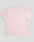 Retro Adanola Sport Classic Slub T-shirt - Soft Pink/Marshmallow White
